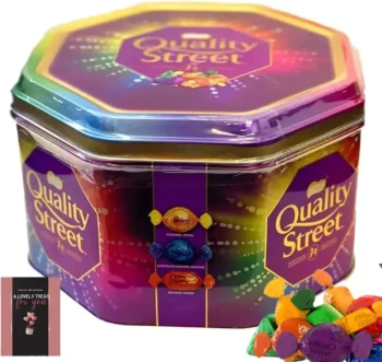 Quality Street Chocolate Tin – 1.93kg Assorted Milk & Dark Sweets