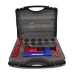 Aluminum Rotary Fuel Hose AN Fitting Installation Tool Kit, Hose and Fitting Assembly Kit, AN4 to AN12