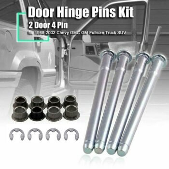 GSTP Door Hinge Pins and Bushing Kit 4 Sets For 1988-2002 Chevy GMC Fullsize Truck US