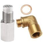 Stainless Steel Oxygen O2 Sensor CEL Eliminator Light  45°&90°& 0°   Adapter Mini Catalytic Convertor M18X1.5 Socket Plug
