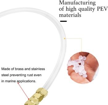 Boat Bleed Kit For Seastar Hydraulic Steering System Bleeder Filler Hoseit