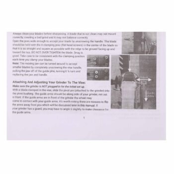 GSTP Sharpener Model 5005 15°-45° Adjustable Lawn Mower Blade Sharpener