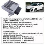 Transmission Control Module L539189E1H For 2010-2011 Mazda 3 2.0L 2.5L TCM TCU