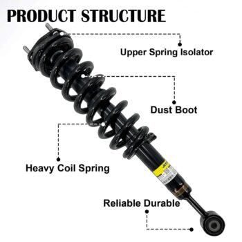 4X Front Rear Shock Absorber Strut Assys For Lexus GX470 Toyota Land Cruiser 120