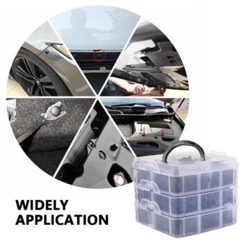 801Pcs/750Pcs/ 1000Pcs Car Retainer Auto Fasteners Push Trim Plastic Clips Pin Rivet Bumper Kit