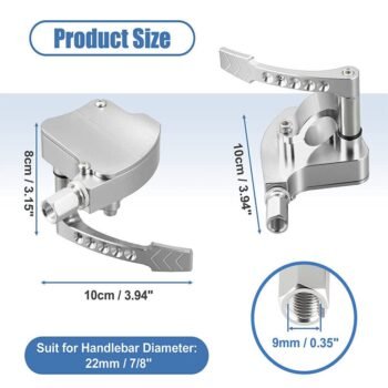 Billet Thumb Throttle Assembly For Yamaha Raptor 350 660 700 Banshee 350 YFZ450