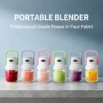 Holidays and Birthdays Blender for Shakes & Smoothies! ZHENMI BPA-Free Cordless Blender, 33oz, Ice Crushing, USB Rechargeable, Make Party Shakes, Morning Smoothies & Healthy Drinks